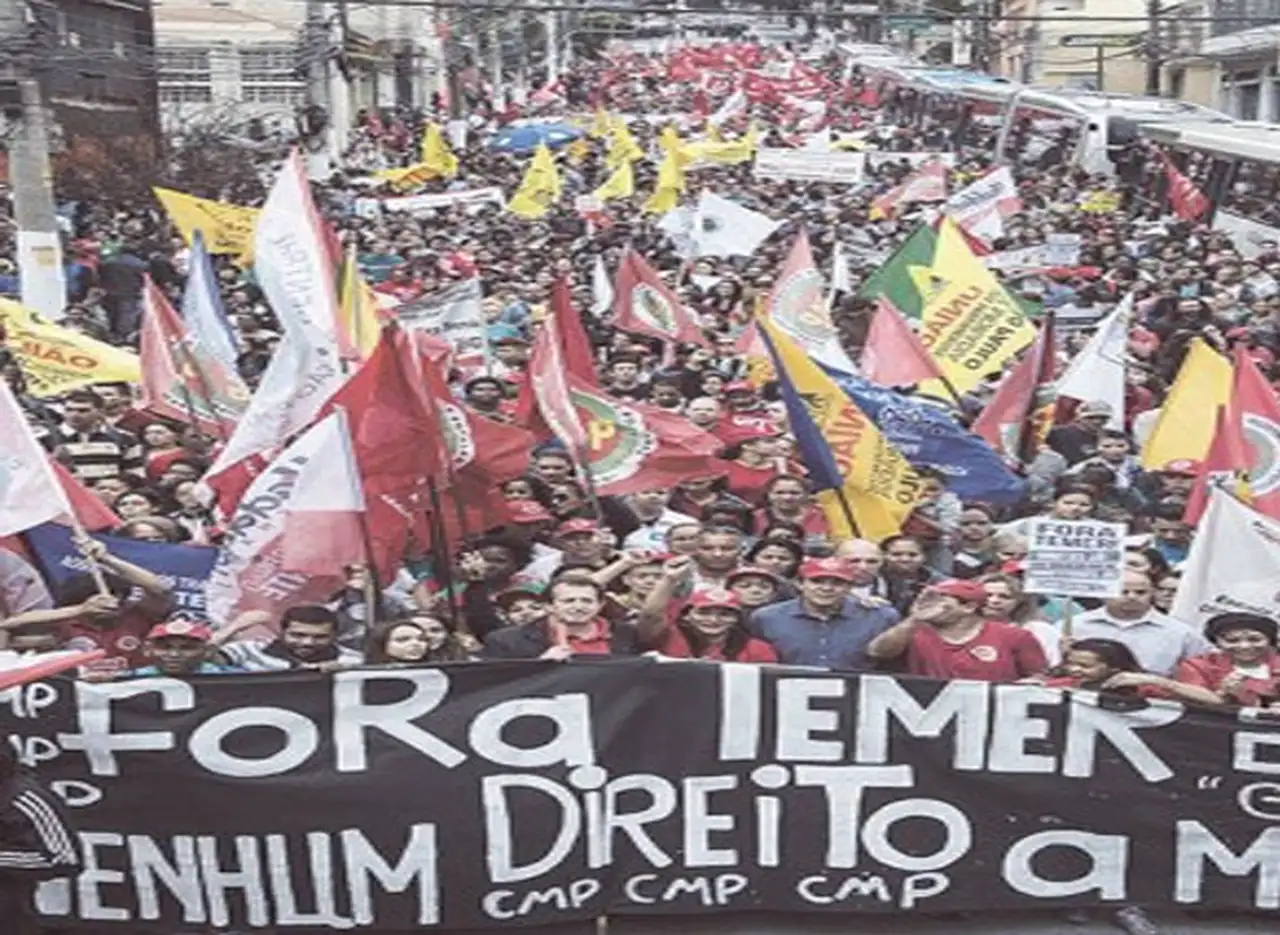 Miles de personas en todo Brasil se movilizaron para reclamar la renuncia del presidente Temer