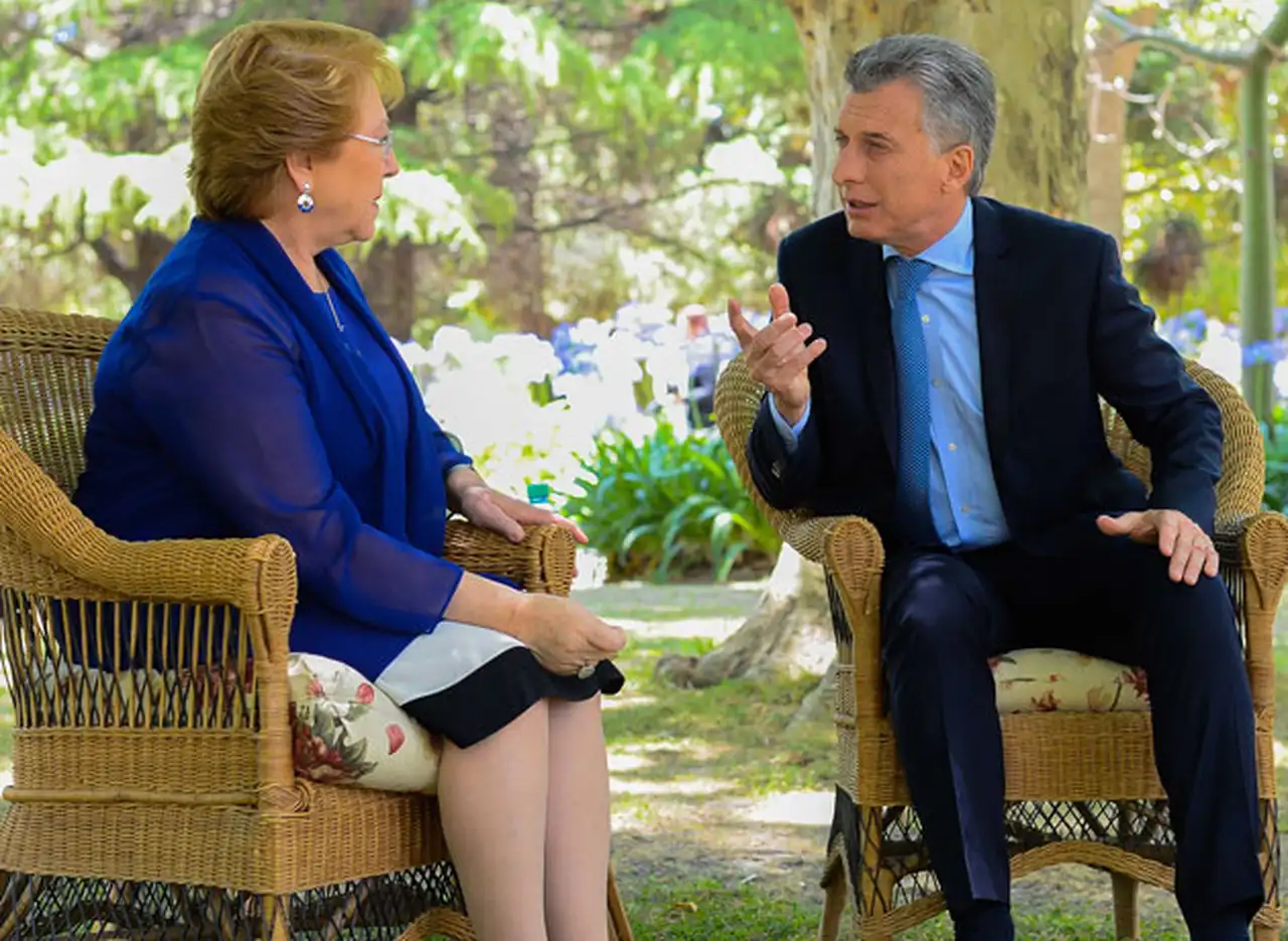 Macri y Bachelet mantuvieron un encuentro en la Quinta de Olivos