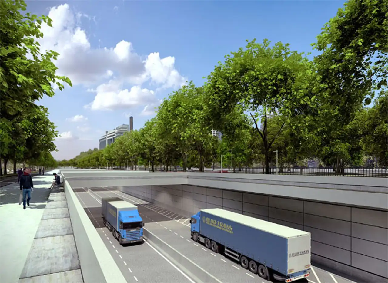 Confirman que el Paseo del Bajo también tendrá peajes para micros y camiones