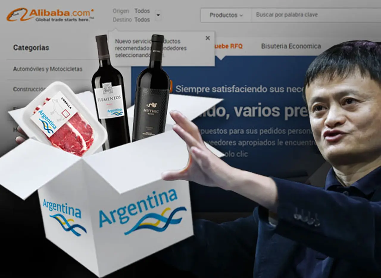 Alibaba promete abrir puertas de China para vinos y carne de Argentina: ¿se viene el "negocio del siglo"?
