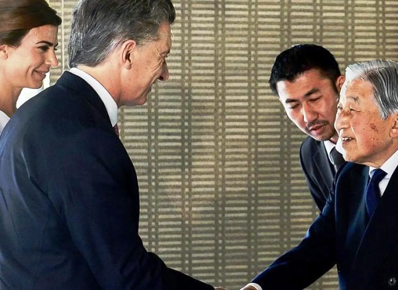 Macri con el emperador de Japón: "Cuando le conté que tení­amos 30% de pobres dijo "¿cómo puede ser?"