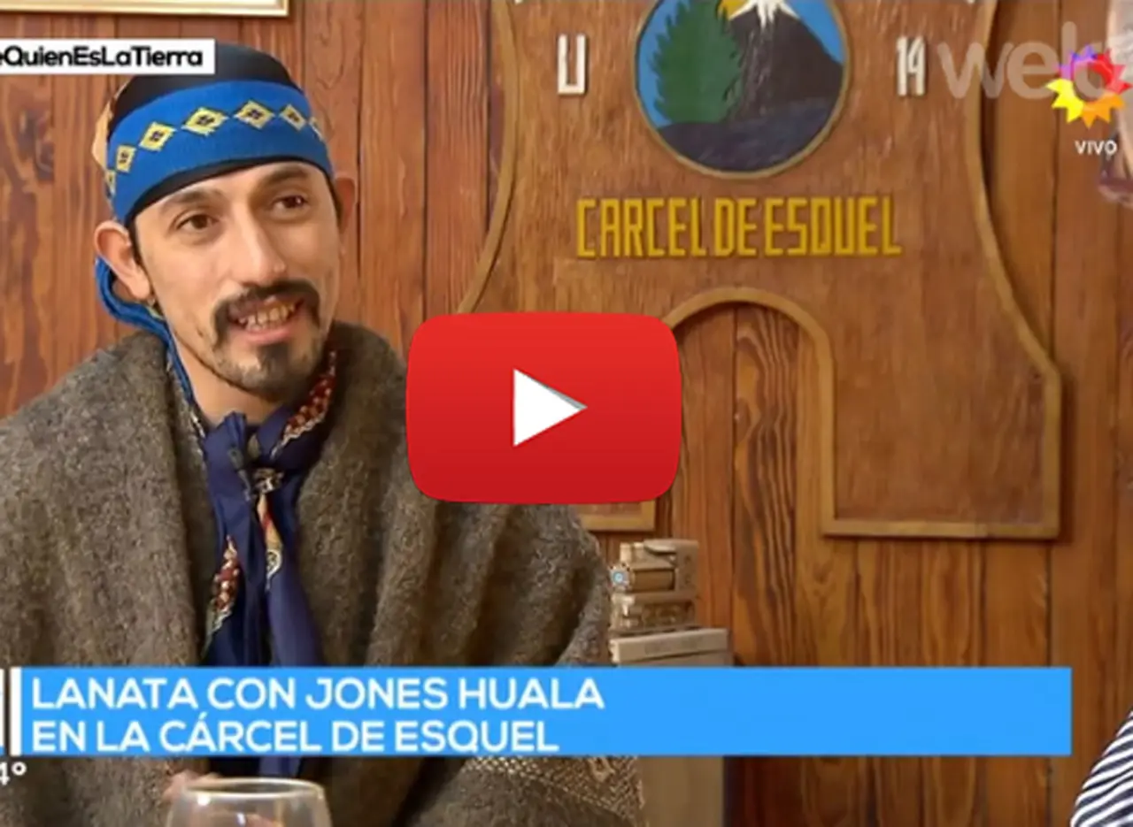 Video: el cruce entre Jorge Lanata y el lí­der mapuche Jones Huala