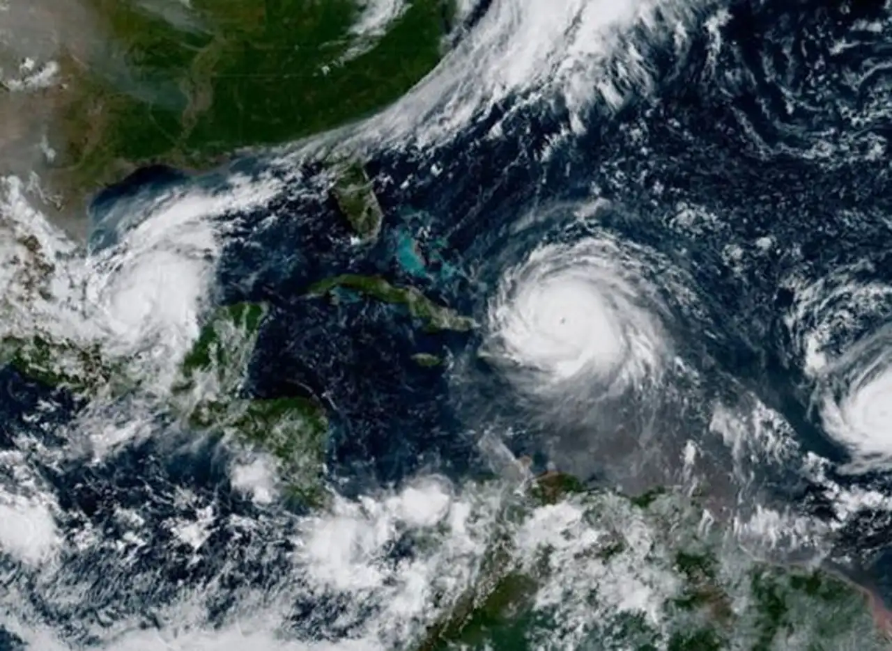 Irma, Katia y José: ¿es normal que haya tres huracanes activos a la vez en el Atlántico?