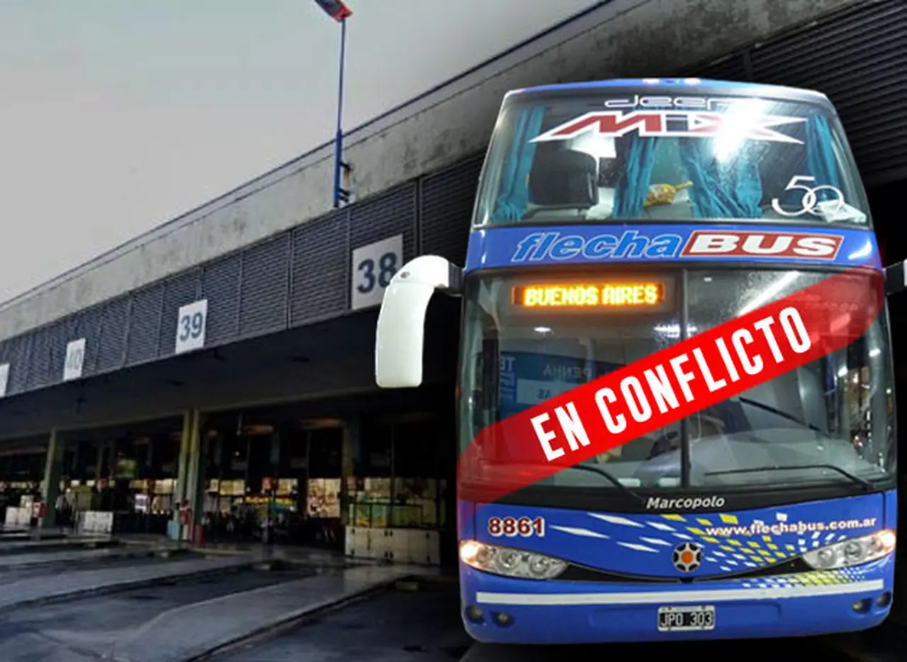 Se agrava el conflicto en los micros de larga distancia: el Gobierno multa a las empresas que no prestan servicio