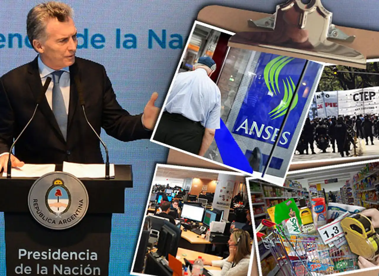 Recortes de jubilaciones y planes, eje del plan Macri para bajar déficit y dar señal "friendly" al FMI