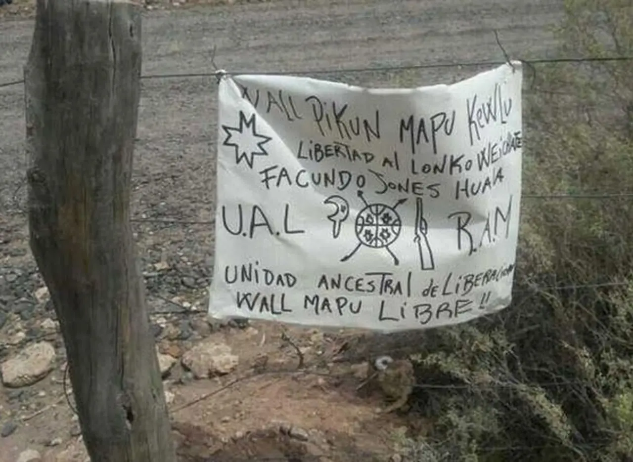 El RAM reivindicó ataque incendiario a un pozo petrolero en Neuquén