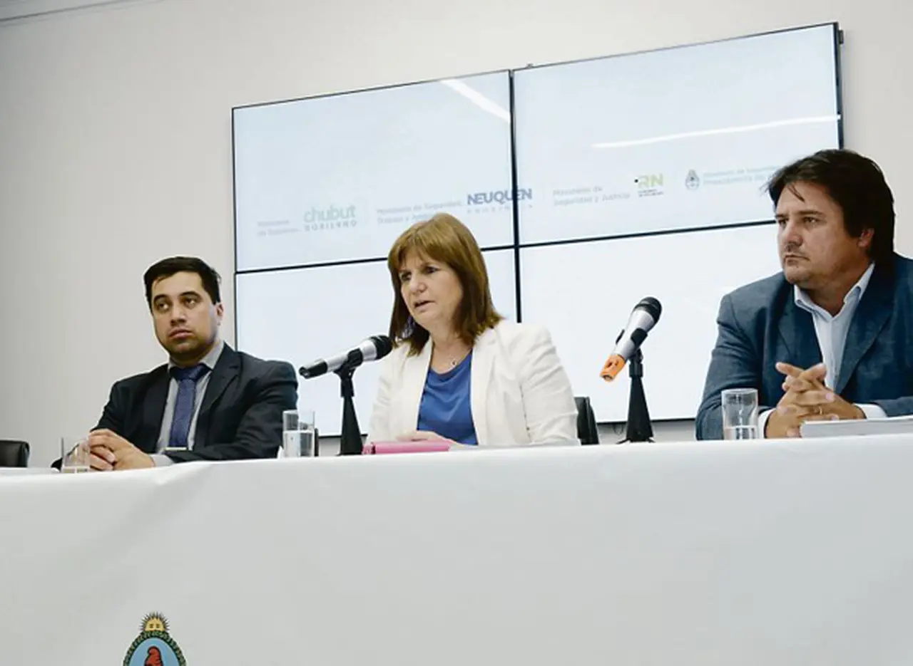 Patricia Bullrich creó un comando especial para combatir a la RAM junto a gobernadores del sur