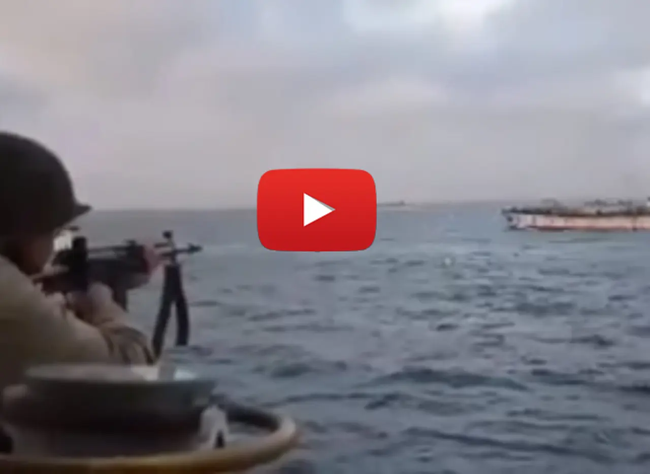 Video: Argentina dispara al casco del barco chino que pescaba ilegalmente