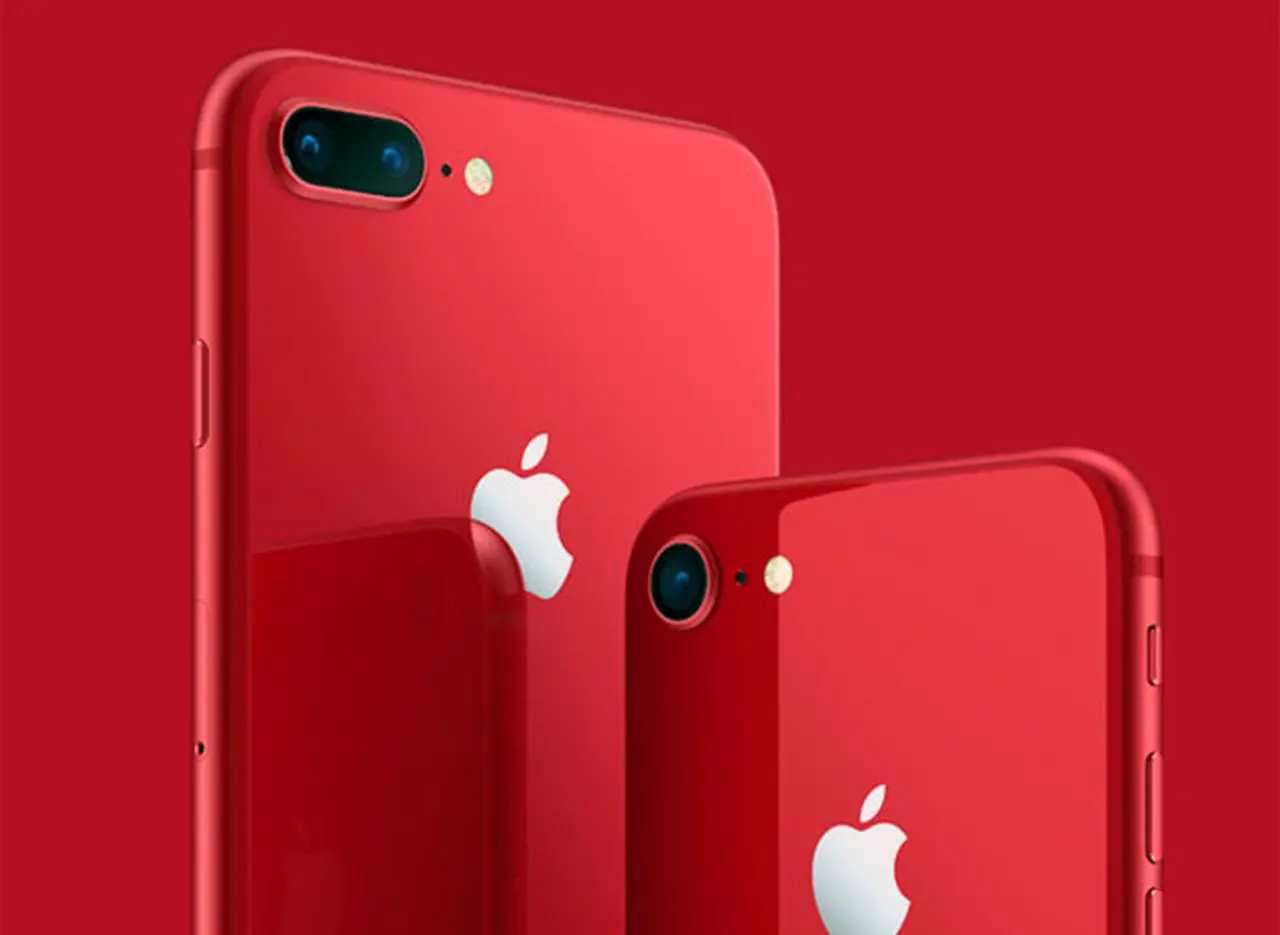 Tecnologí­a - iPhone rojo