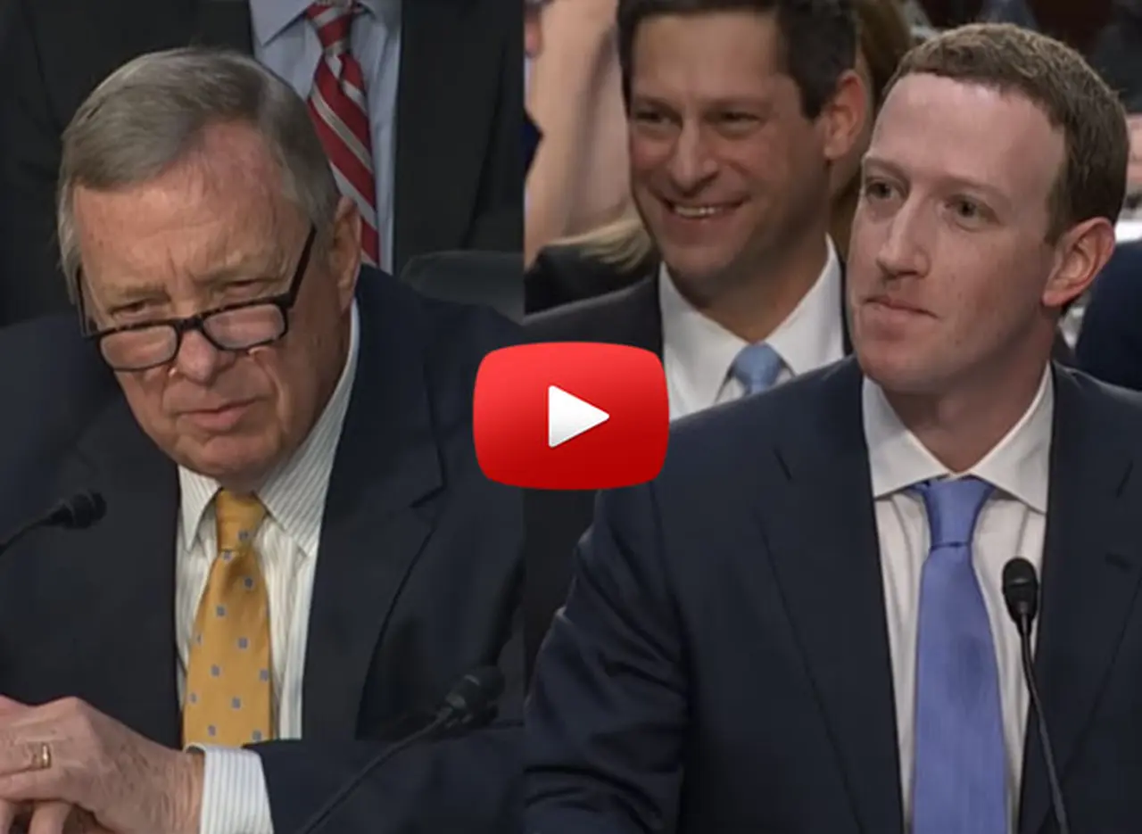 Video: Mark Zuckerberg, descolocado ante a las preguntas de un senador