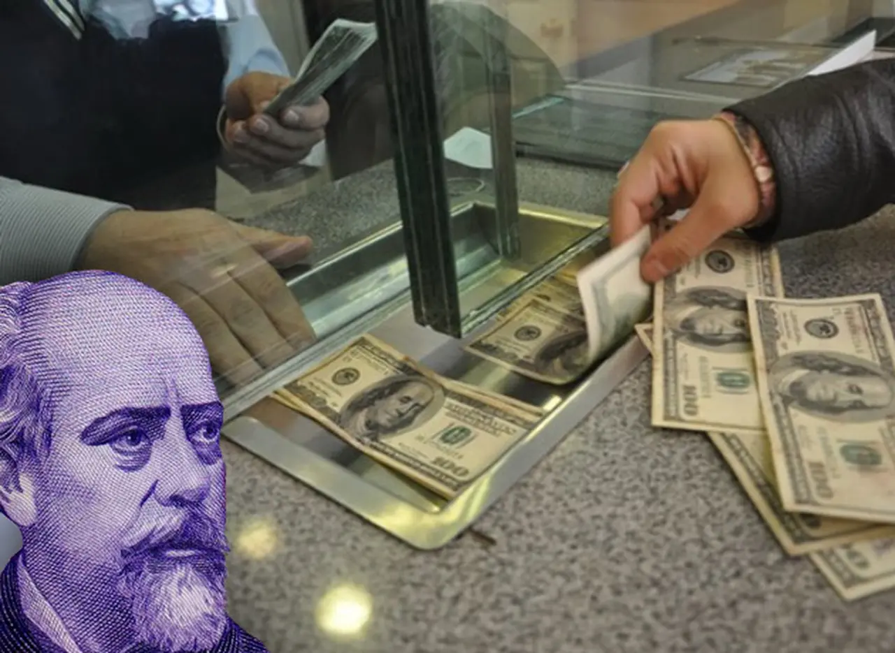 Crónica de un día de furia en la City porteña con un dólar "caliente"
