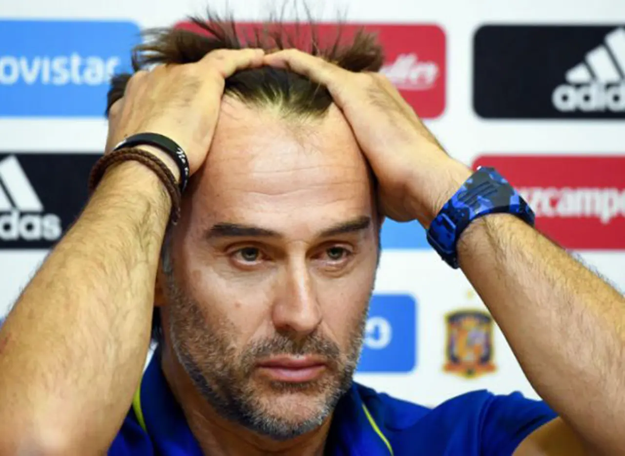 Echaron al DT de la selección de España a un dí­a que empiece el Mundial