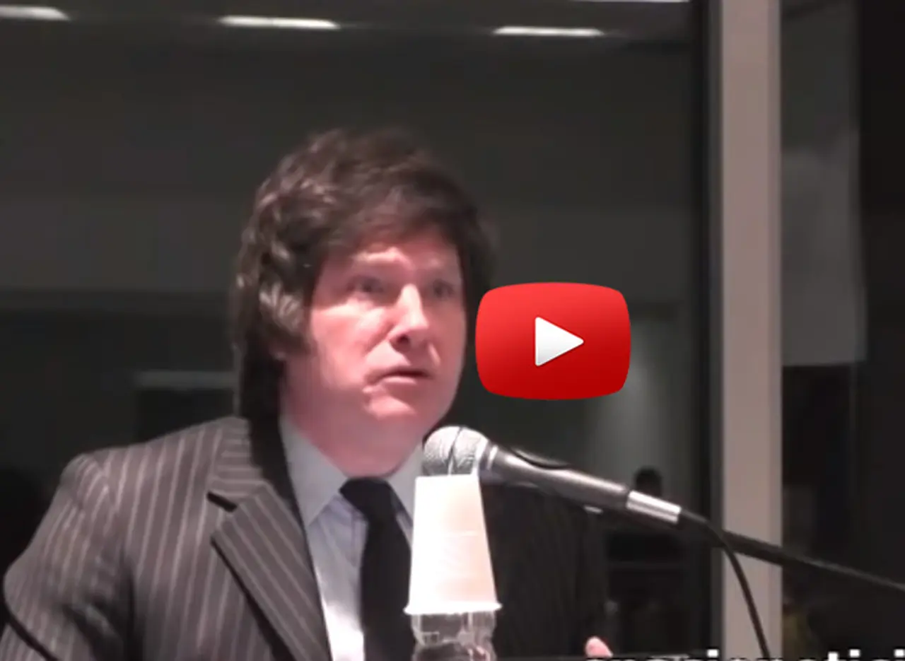 Javier Milei maltrató a una periodista en conferencia de prensa: "Sos una burra"