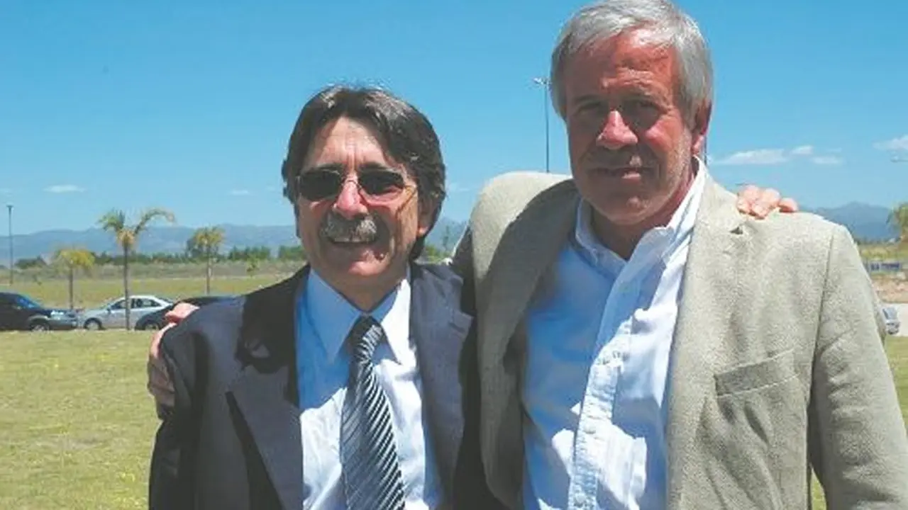 Osvaldo Acosto y Gerardo Ferreyra, directivos de Electroingeniería.