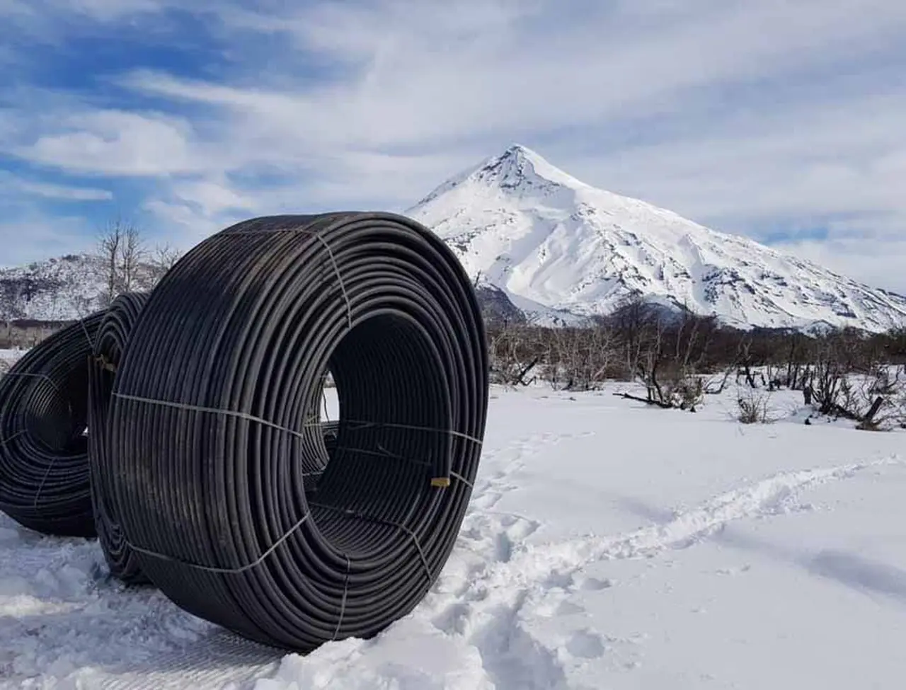 Silica Networks es responsable de varios de los cruces de fibra óptica que atraviesan Los Andes