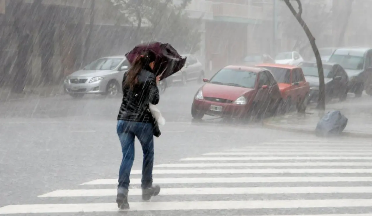 Alerta meteorológica: fuertes tormentas y posible caída de granizo