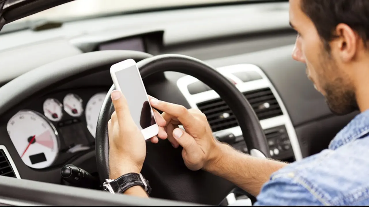 Multas en CABA: manejar y usar el celular, una infracción reiterada.