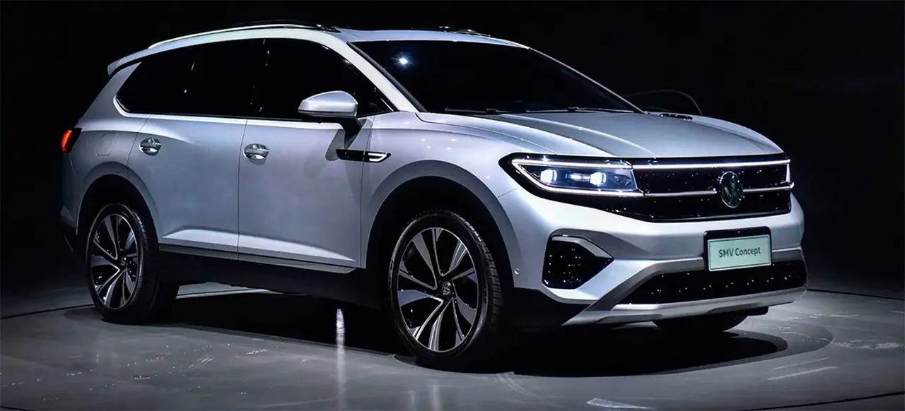 Pensando en el mercado chino, Volkswagen presenta un SUV enorme