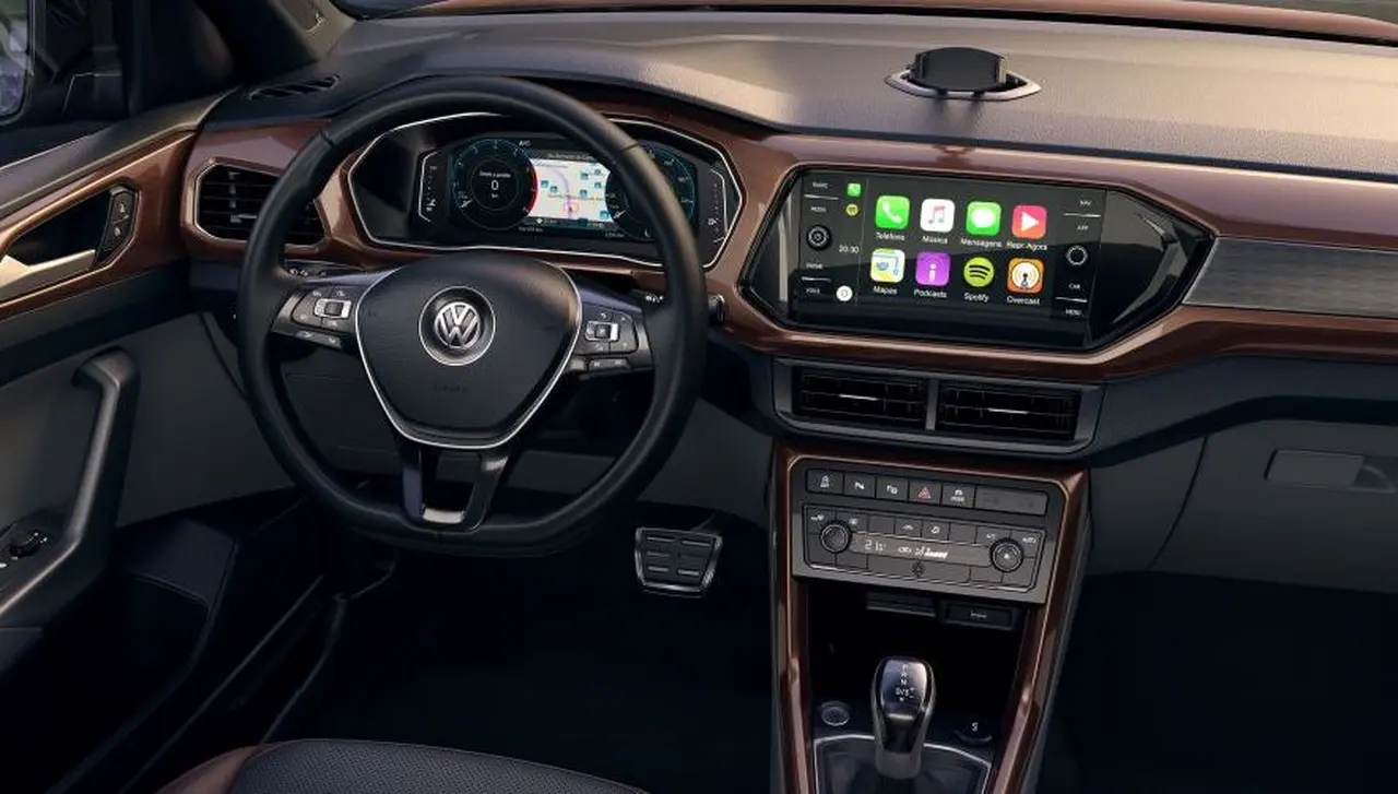 Volkswagen T-Cross, así es por dentro.