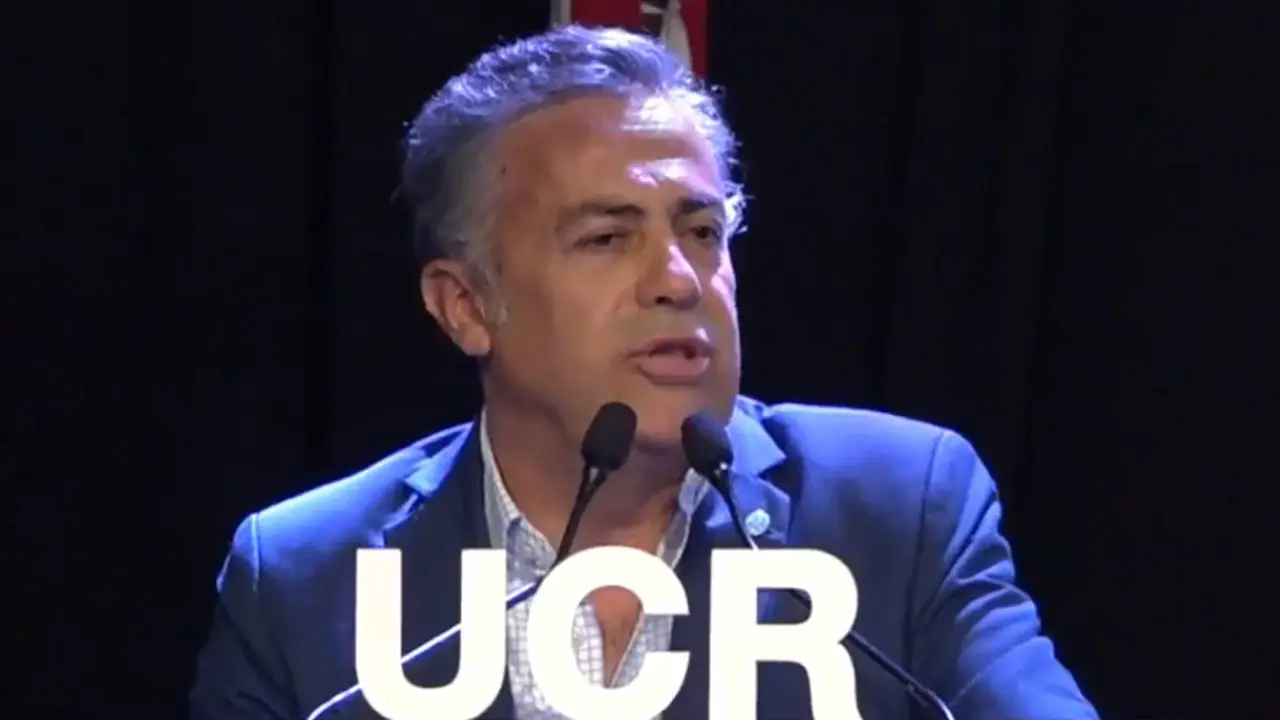 Alfredo Cornejo, jefe nacional de la UCR.