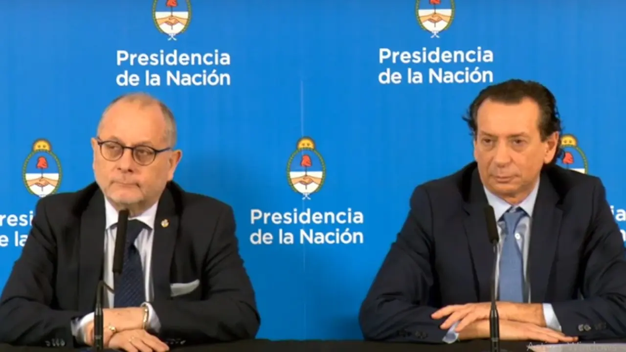 Jorge Faurie y Dante Sica.