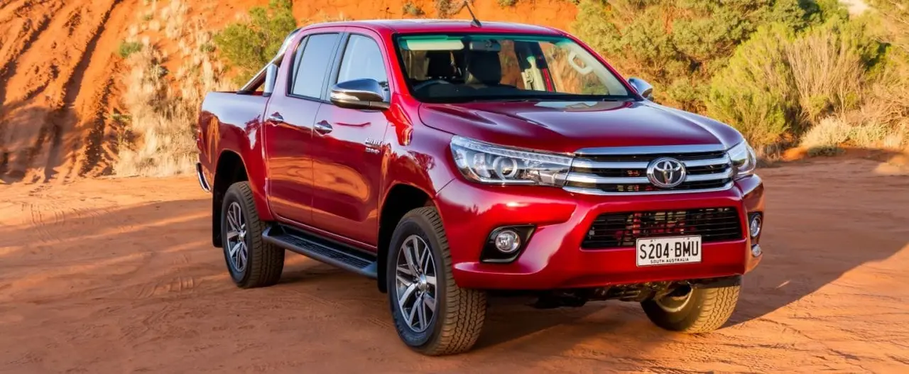 Toyota Hilux, ejemplo de otra camioneta subastada.