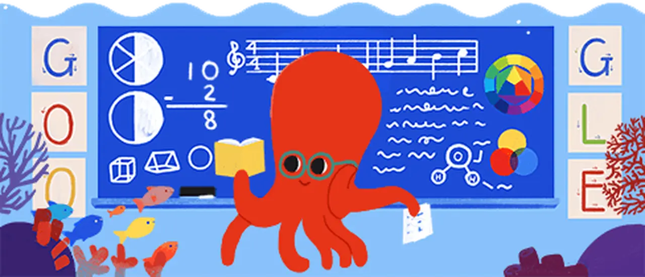 Google celebra el Día del Maestro con este doodle
