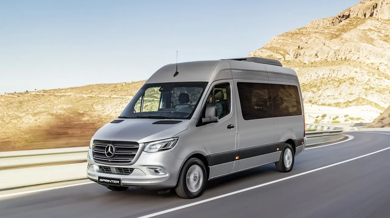 Mercedes Benz Sprinter, ejemplo de un vehículo subastado.