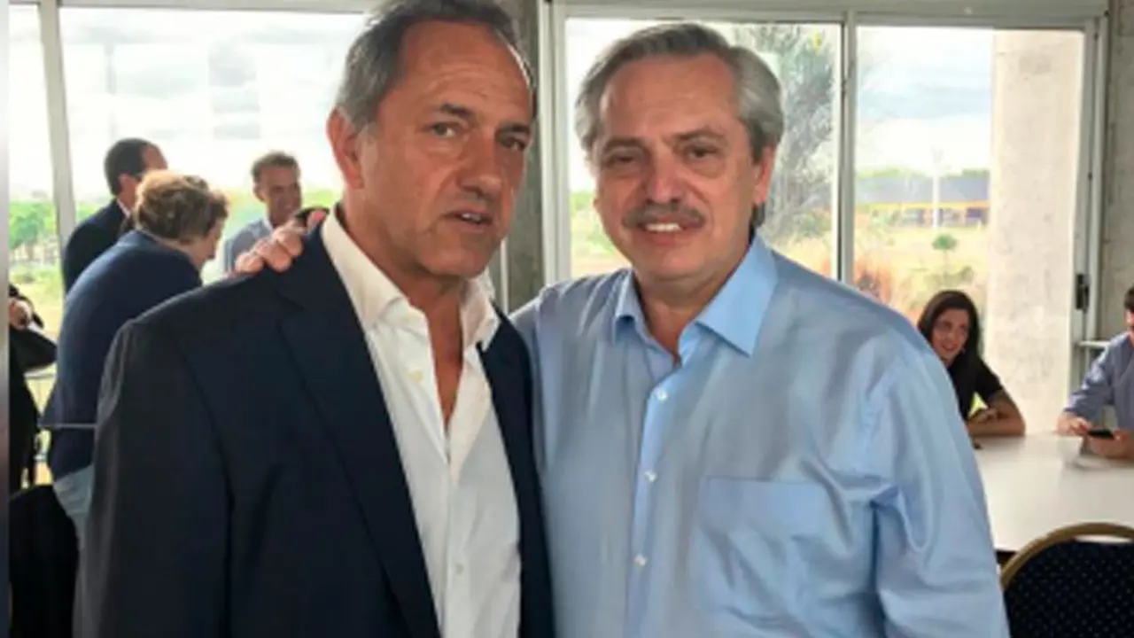 Daniel Scioli, quien entrevistado en televisión se mostró muy elogioso hacia Alberto