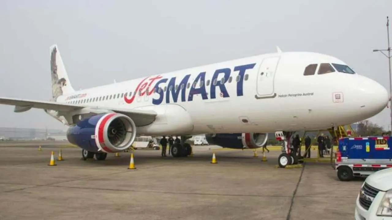 JetSmart vuela desde y hacia Ezeiza desde el 19 del mes pasado.