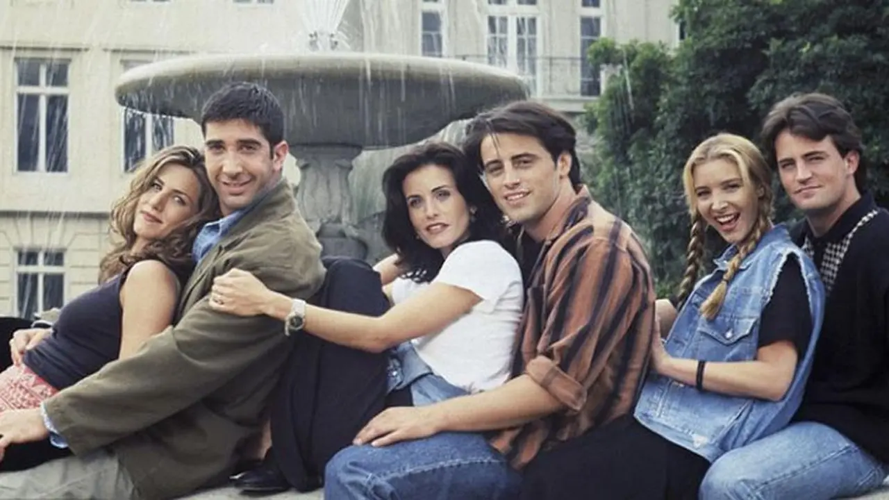 La famosa fuente de la apertura de Friends