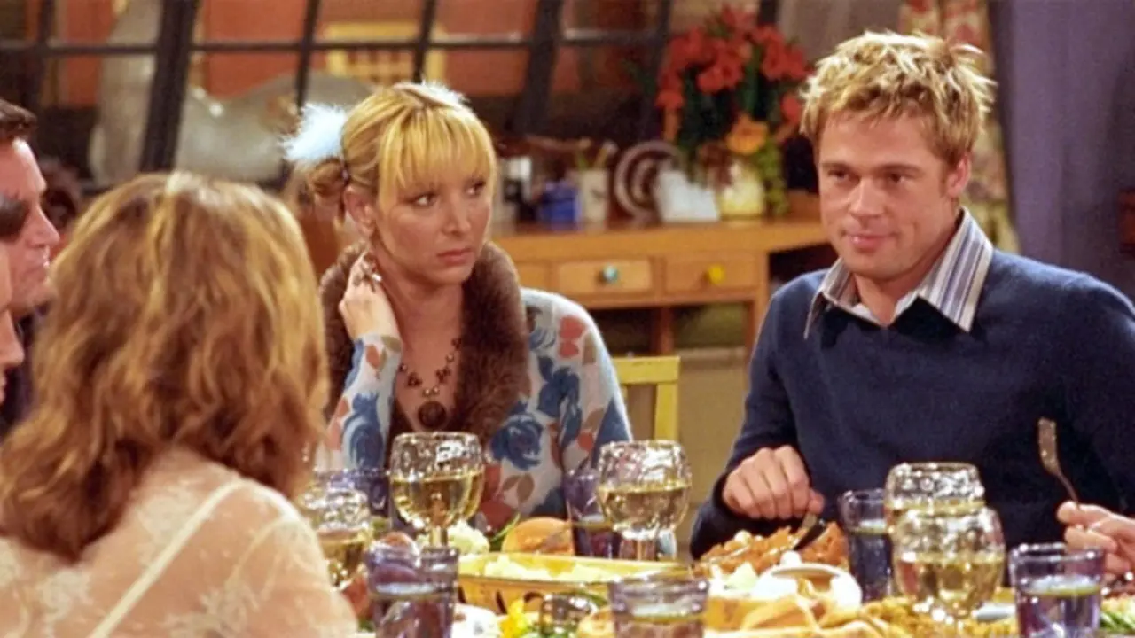 Brad Pitt fue uno de los invitados especiales de Friends