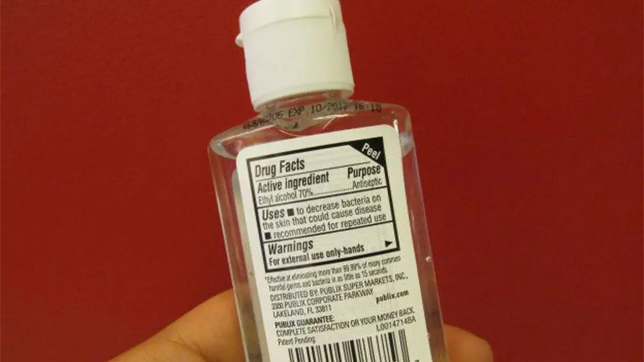 El alcohol en gel puede ser efectivo contra el coronavirus