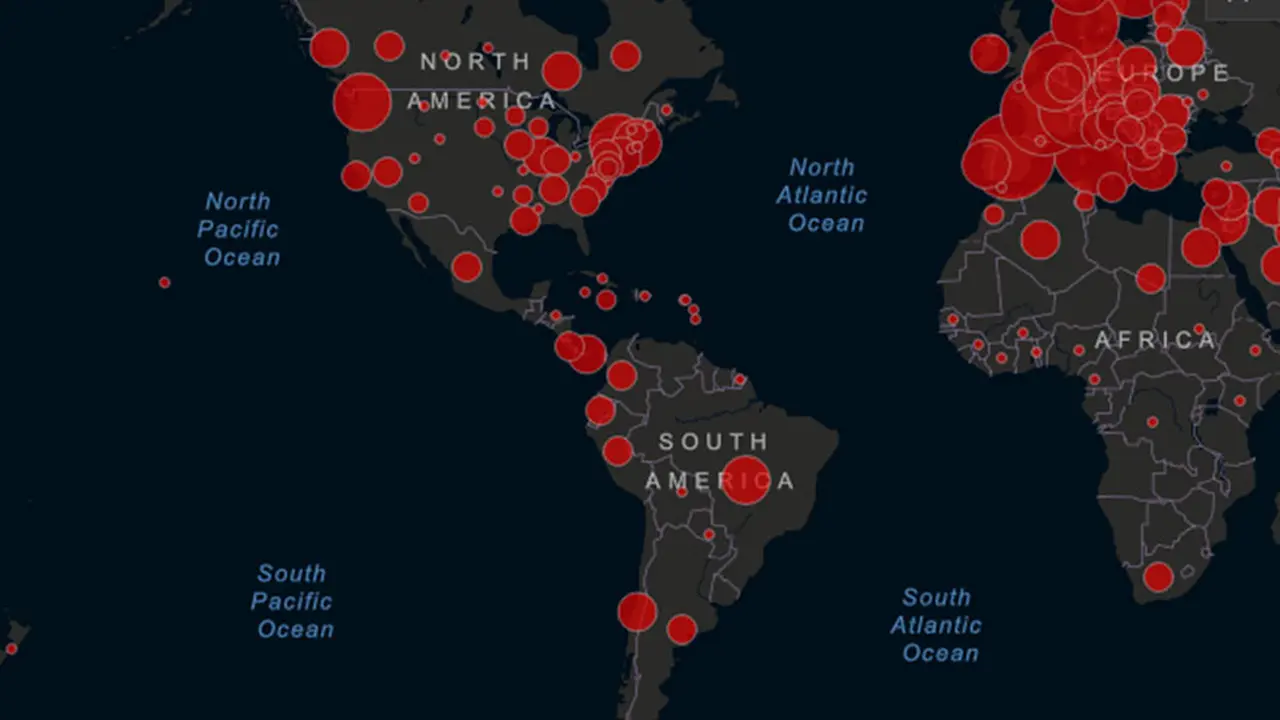 El mapa del coronavirus en América Latina