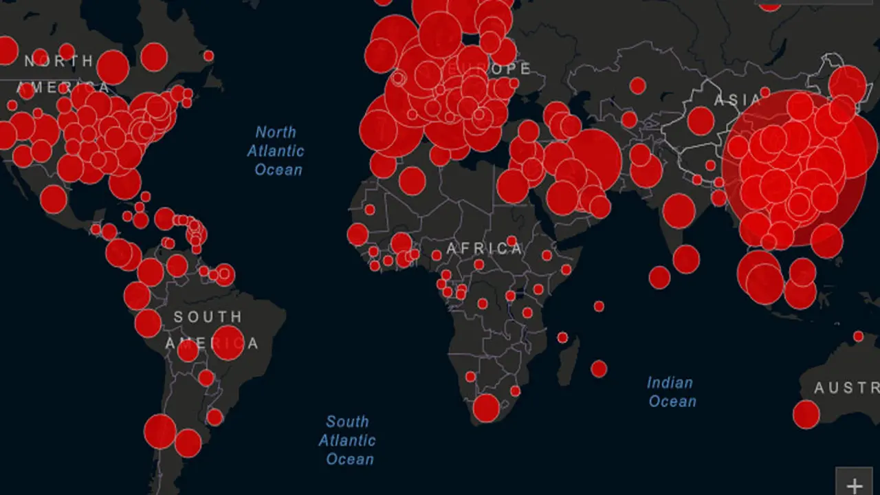El mapa del coronavirus, minuto a minuto