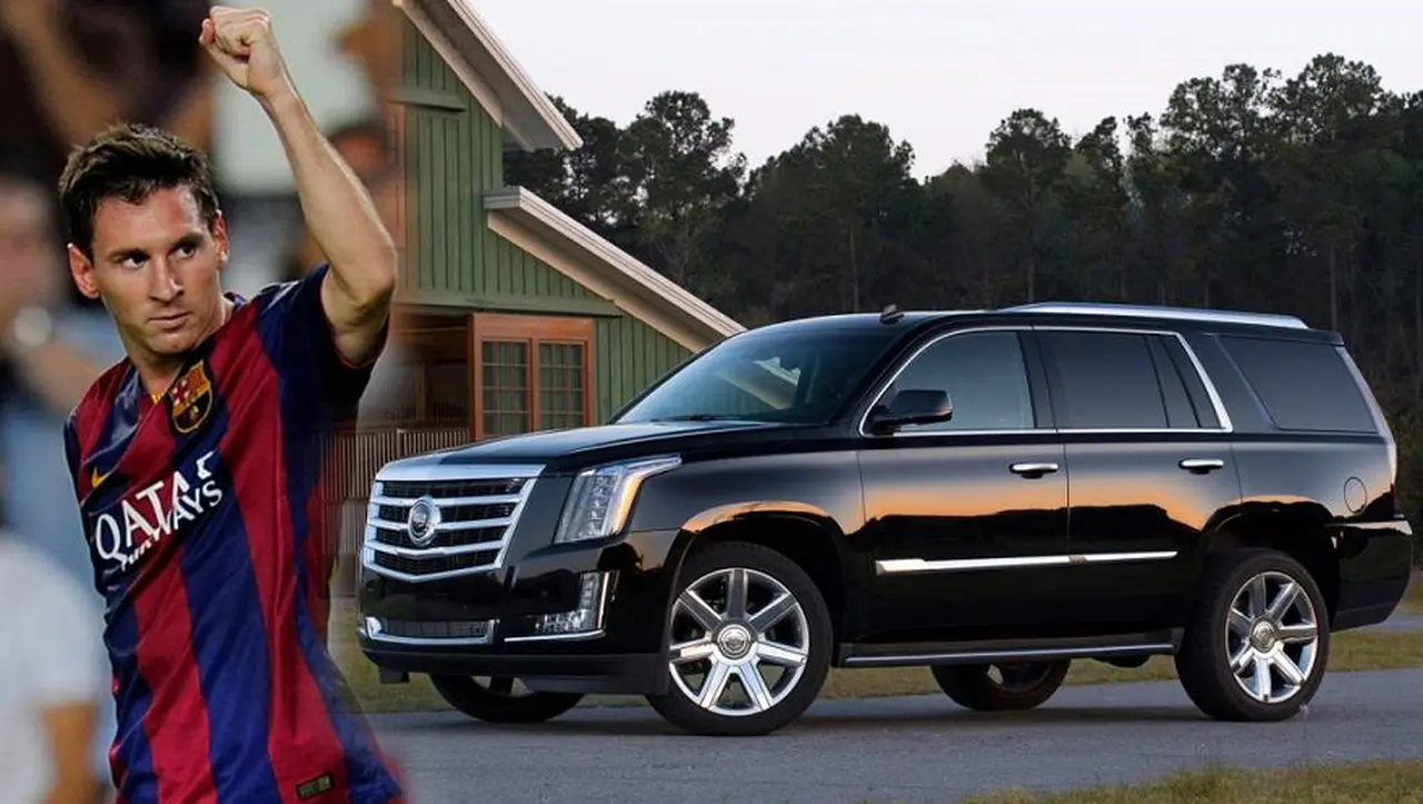 Cadillac, un SUV de Messi, que también usó Obama.