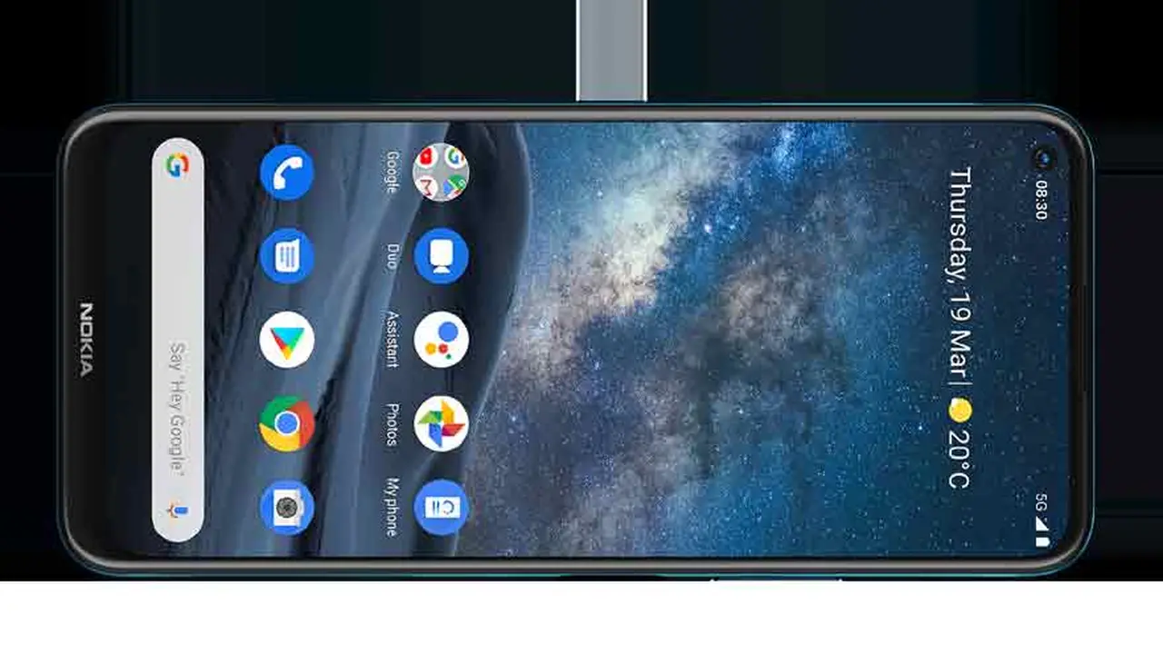 El Nokia 8.3 5G tiene un botón dedicado de Google Assistant.