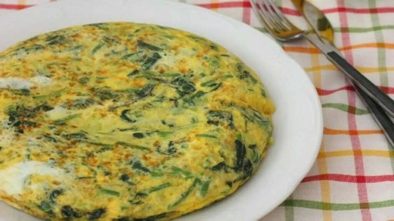 La tortilla de espinaca puede ser una alternativa nutritiva para el desayuno