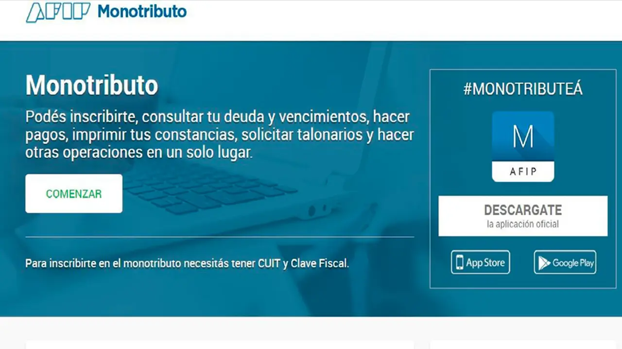 Para realizar la recategorización se debe ingresar al Portal del Monotributo