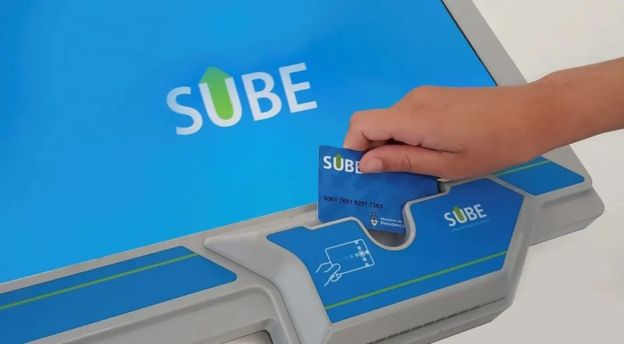 Es posible también cargar saldo a la Tarjeta SUBE por homebanking