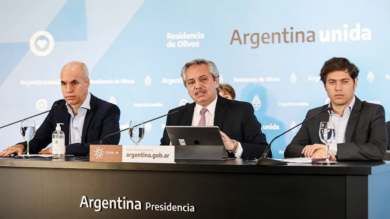 El Presidente volverá a reunirse con Kicillof y Rodríguez Larreta para definir los próximos pasos del aislamiento obligatorio 