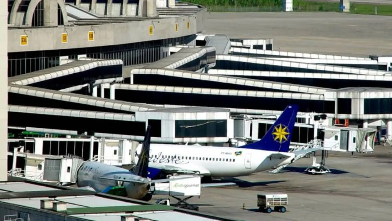 Los aeropuertos están abiertos en Brasil