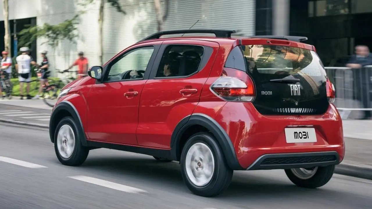Fiat Mobi, el más económico.