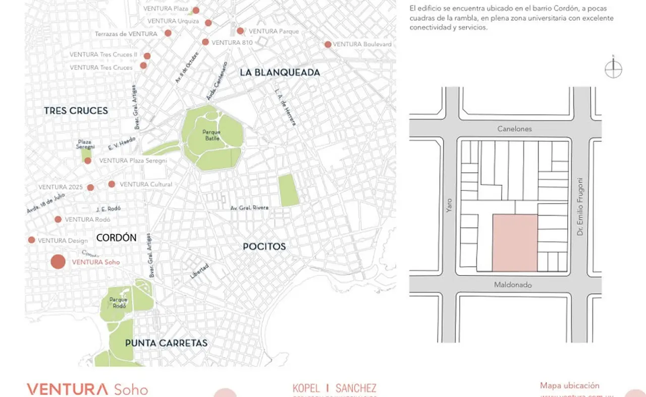 Nuevas zonas de desarrollo en Uruguay.