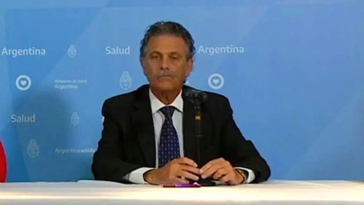 Tomás Orduna, en uno de los informes del ministerio de Salud