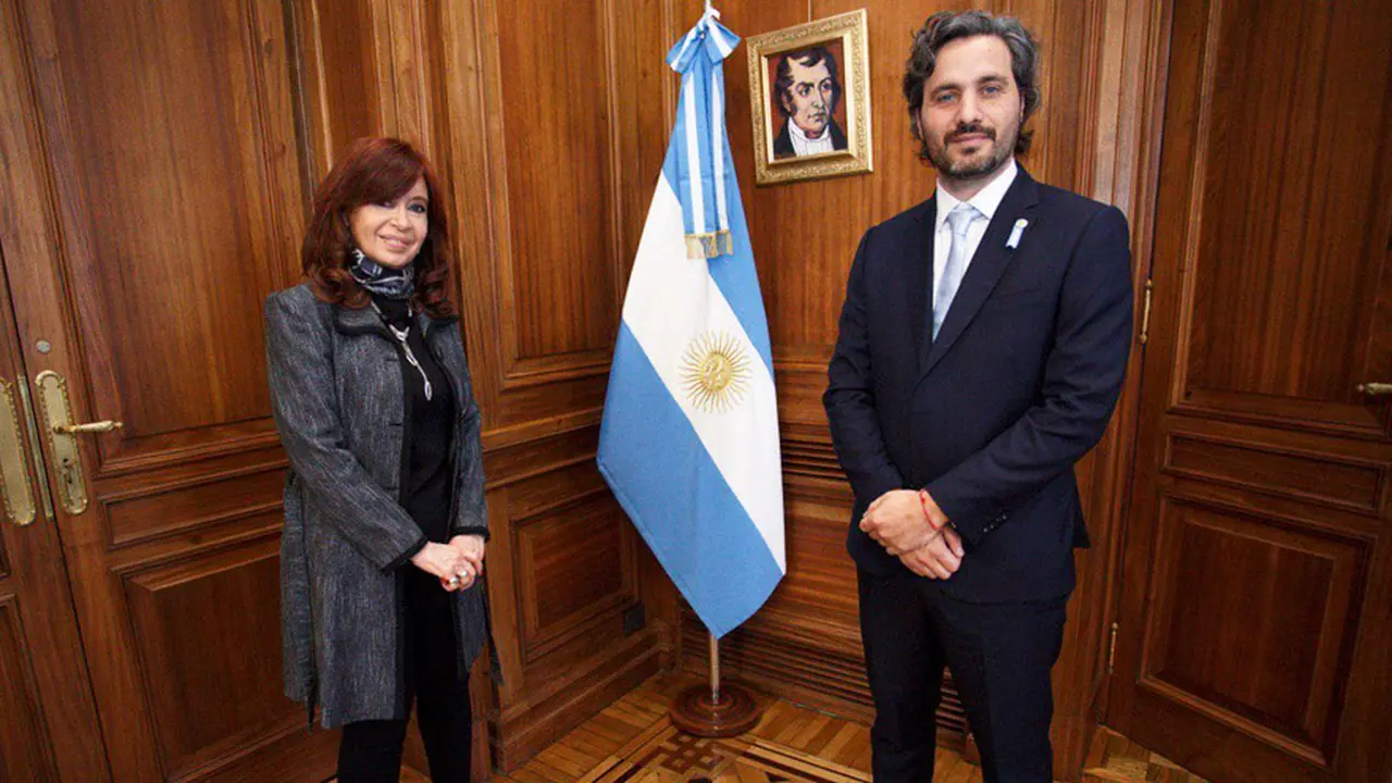 Cristina Kirchner, presidente del Senado, recibió al jefe de Gabinete.