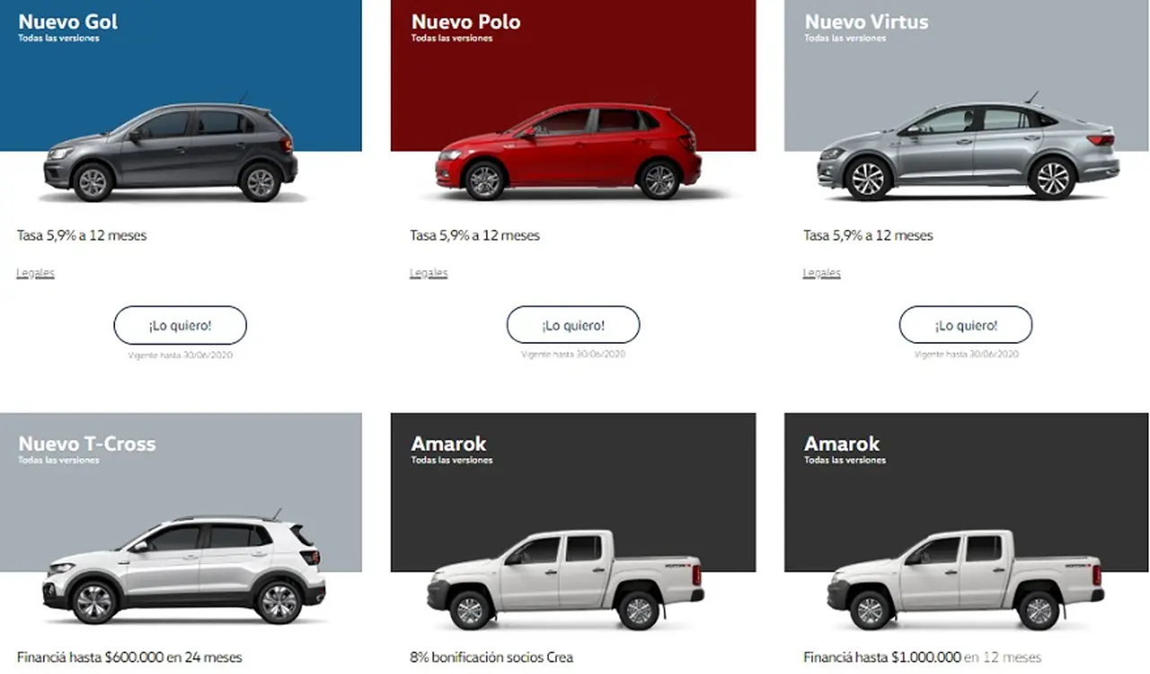 Volkswagen, con diferentes propuestas en todos sus modelos.