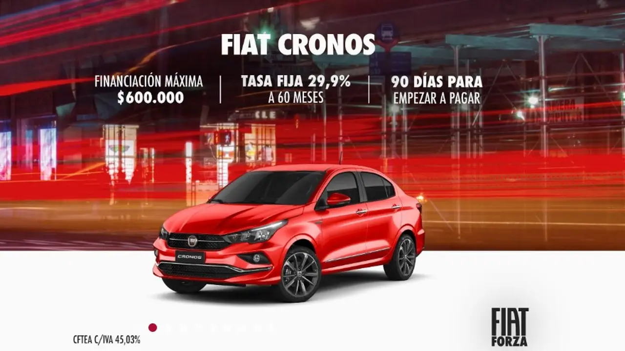 Fiat Cronos, con beneficios en junio.
