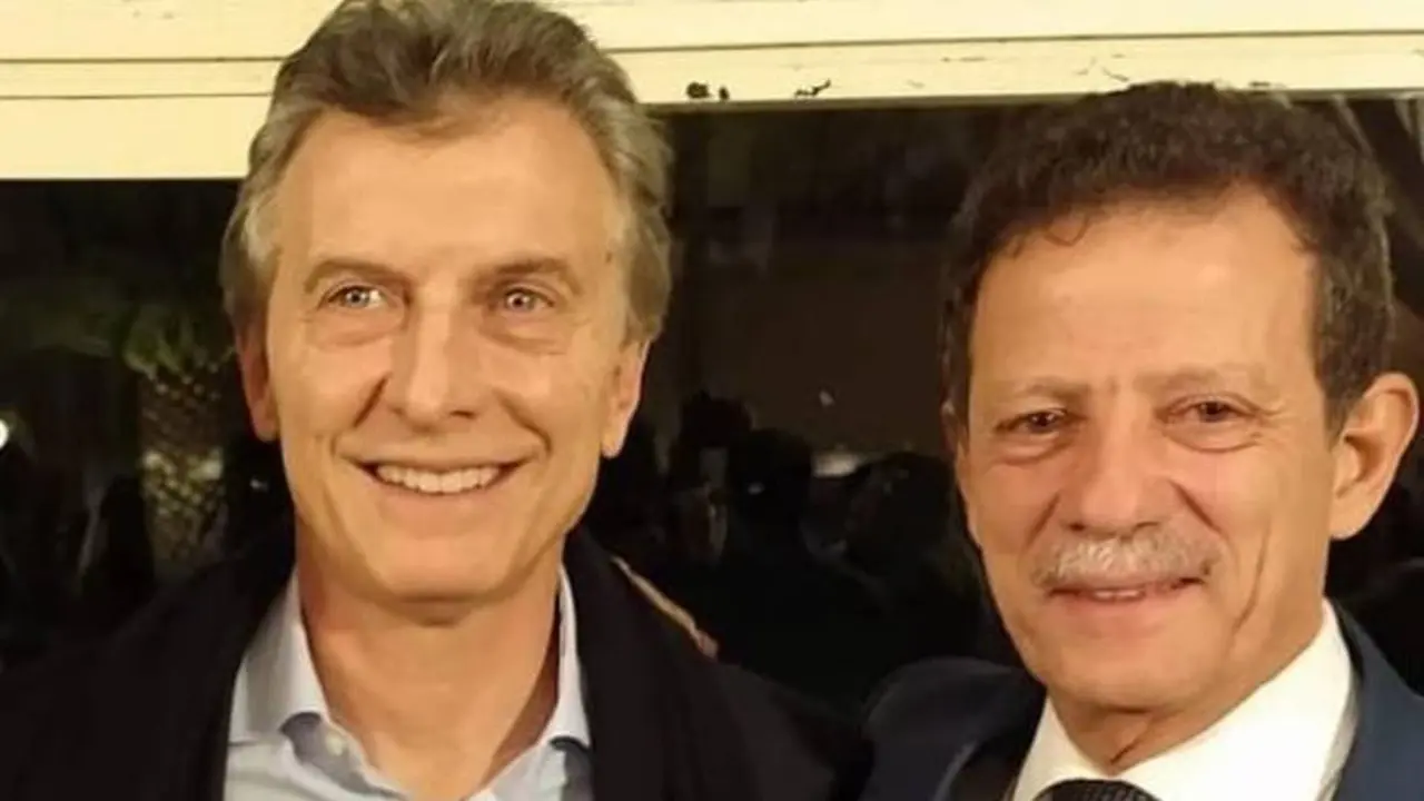 Julio Sahad junto al expresidente Mauricio Macri