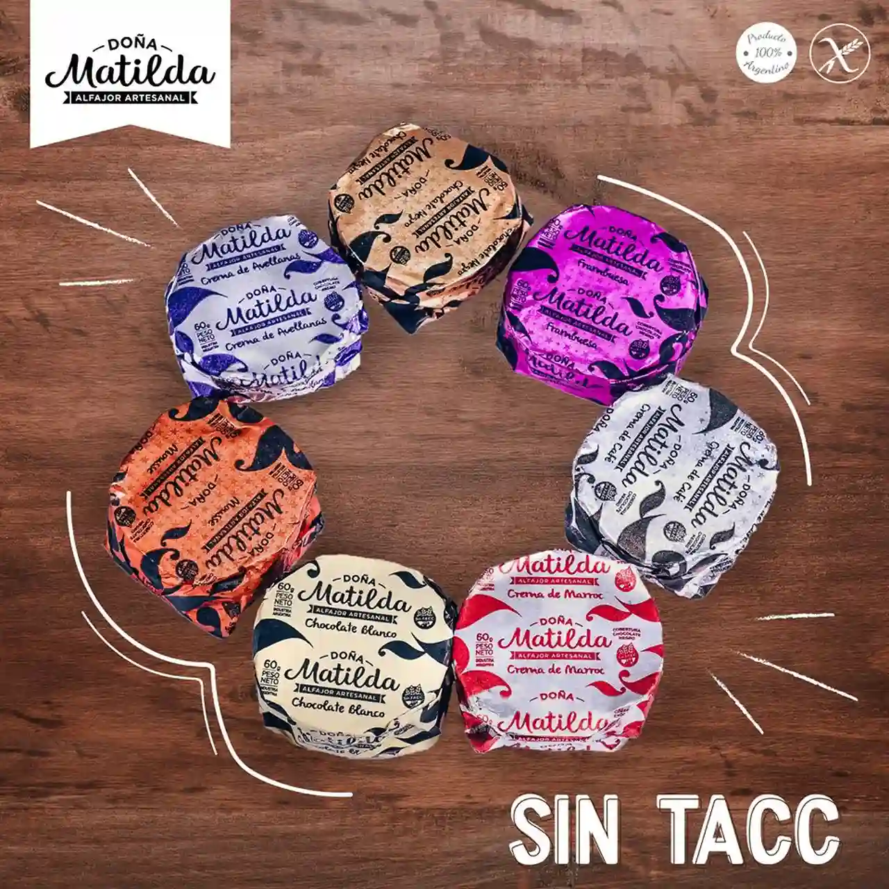 ANMAT prohibió algunos alfajores Doña Matilda 